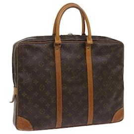 Louis Vuitton-LOUIS VUITTON Monogram Porte Documents Voyage Business Bag M53361 Auth 68298-Monogramm