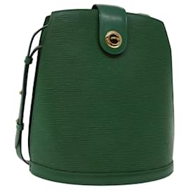 Louis Vuitton-Bolsa de ombro LOUIS VUITTON Epi Cluny Verde M52254 Autenticação de LV 67463-Verde