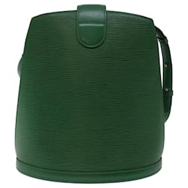 Louis Vuitton-Bolsa de ombro LOUIS VUITTON Epi Cluny Verde M52254 Autenticação de LV 67463-Verde