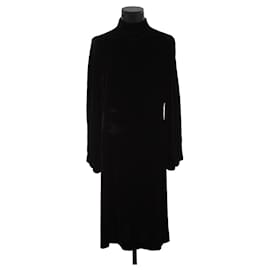 Kenzo-Vestido de terciopelo negro-Negro