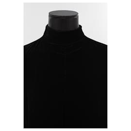 Kenzo-Robe en velours noir-Noir