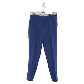 Loro Piana Pantalones de lino Azul