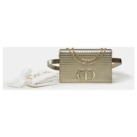 Dior-Dior bag 30 Montaigne in Golden Leather - 101777-Golden