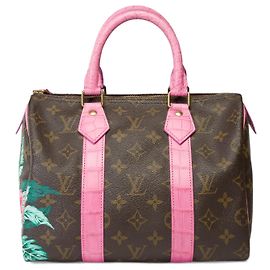 Sac LOUIS VUITTON Speedy en Toile Marron - 101757 Marron