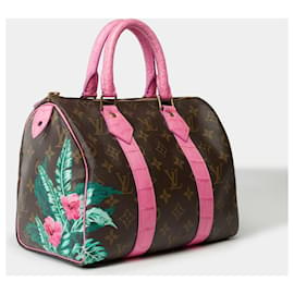 Louis Vuitton-LOUIS VUITTON Speedy Bag in Brown Canvas - 101757-Brown