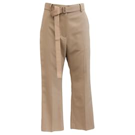 Autre Marque-Pantaloni Smoking Marni Beige con Cintura-Beige