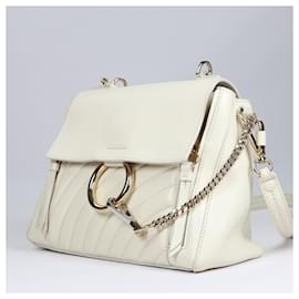 Chloé-CHLOÉ – Faye – Gesteppte Tagestasche in Weiß 119 natürlich-Weiß