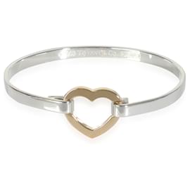 Tiffany & Co-TIFFANY & CO. Vintage Heart Bracelet in 18k yellow gold/sterling silver-Other