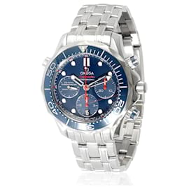 Omega-Omega Semaster Diver Chrono 212.30.42.50.03.001 Men's Watch In  Stainless Steel-Other