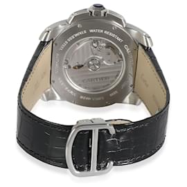 Cartier-Cartier Calibre de Cartier W7100014 Relógio masculino em aço inoxidável-Outro