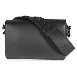 Christian Dior-Christian Dior Black Ultramatte Calfskin Dio(r)revolution Flap Bag-Black