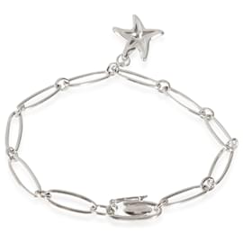 Tiffany & Co-TIFFANY & CO. Elsa Peretti Vintage Diamond Starfish Platinum Bracelet 0.13 ctw-Other