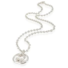 Gucci-Gucci Interlocking G Pendant in  Sterling Silver-Other