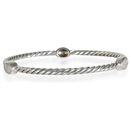 David Yurman-Brazalete de diamantes con confeti de David Yurman en plata de ley 0.3 por cierto-Otro