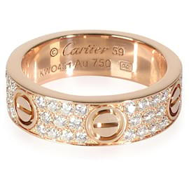 Cartier-Cartier Love Ring, Diamante Pavimentado (Rosa ouro)-Outro