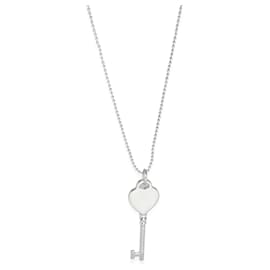 Tiffany & Co-TIFFANY & CO. Return to Tiffany Heart Key Pendant in Sterling Silver-Other