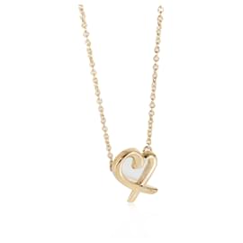 Tiffany & Co-TIFFANY & CO. Paloma Picasso Loving Heart Pendant in 18k yellow gold-Other
