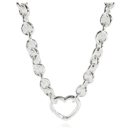 Tiffany & Co-TIFFANY & CO. Heart Clasp Necklace in Sterling Silver-Other
