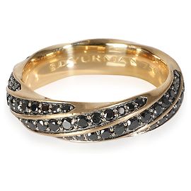 Bague David Yurman Cable Edge Band avec diamants noirs, 1.62 ctw Autre