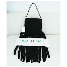 Bottega Veneta-Pochette à franges Bottega Veneta Automne 2020-Marron