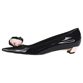 Christian Dior-Sapatilhas pretas envernizadas - tamanho UE 42-Preto