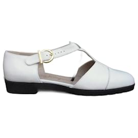 Salvatore Ferragamo-Sandalias-Blanco