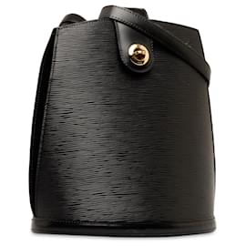 Louis Vuitton-Louis Vuitton Black Epi Cluny-Nero