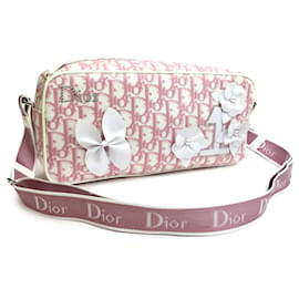 Dior-Sac à bandoulière Girly Trotter Oblique rose Dior-Rose