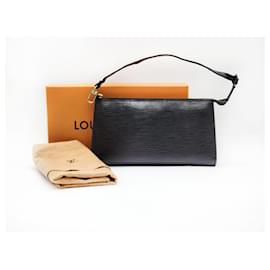 Chanel-Louis Vuitton Epi Pochette Accessories Clutch Bag-Black