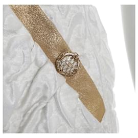 Chanel-Vestido Barroco com Botões Paris / Versailles CC-Multicor
