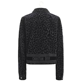 Dior-Dior Logo Band Leopard Jacke-Mehrfarben