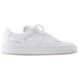 Autre Marque-Retro Classic Sneakers - Common Projects - Leather - White/silver-White