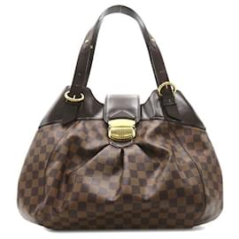 Louis Vuitton-Louis Vuitton Damier Ebene Sistina GM Sac à bandoulière en toile N41540 en bon état-Autre