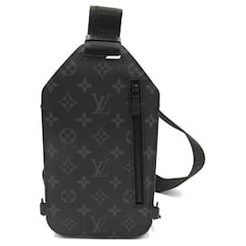 Louis Vuitton-Louis Vuitton Monogram Eclipse Saumur Slingbag Canvas Crossbody Bag M45912 in Excellent condition-Other