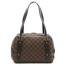 Louis Vuitton-Louis Vuitton Damier Ebene Rivington GM Sac à bandoulière en toile N41158 In excellent condition-Autre