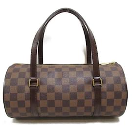 Louis Vuitton-Louis Vuitton Damier Ebene Papillon 26 Canvas Handbag N51304 in Great Condition-Other