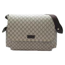 Gucci-Borsa a tracolla in tela con borsa per pannolini Gucci GG Supreme 211131KGDIG8588 In ottime condizioni-Altro