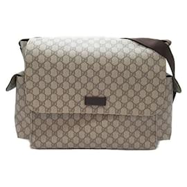 Gucci-Borsa a tracolla in tela con borsa per pannolini Gucci GG Supreme 211131KGDIG8588 In ottime condizioni-Altro