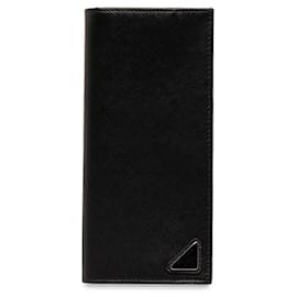 Prada-Prada Saffiano Logo Long Wallet Leather Long Wallet 2MV836 in Excellent condition-Other
