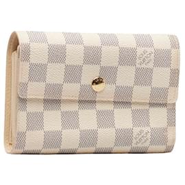 Louis Vuitton-Louis Vuitton Damier Azur Portefeuille Alexandra  Canvas Short Wallet N63068 en bon état-Autre