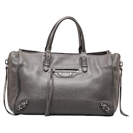 Autre Marque-Leather Papier Handbag  370926-Other