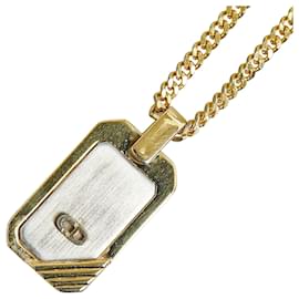 Dior-Collar de cadena con placa del logo-Otro