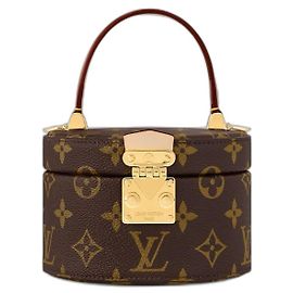 Louis Vuitton Scott Monogram Canvas Handbag Brown Brown