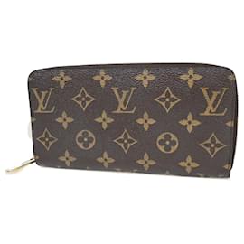 Louis Vuitton-Portafoglio Zippy Louis Vuitton-Marrone