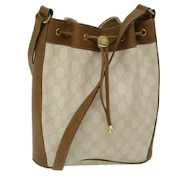 Gucci-GUCCI GG Supreme Shoulder Bag PVC White 41 02 034 Auth hk1168-White