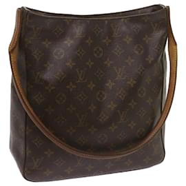 Louis Vuitton-LOUIS VUITTON Monogram Looping GM Shoulder Bag M51145 LV Auth 68180-Monogram
