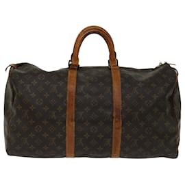 Louis Vuitton-Louis Vuitton-Monogramm Keepall 50 Boston Bag M.41426 LV Auth 49618-Monogramm
