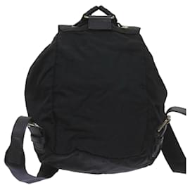 Prada-PRADA Backpack Nylon Black Auth bs12521-Black
