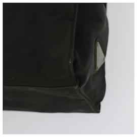 Prada-PRADA Hand Bag Nylon Black Auth 68086-Black