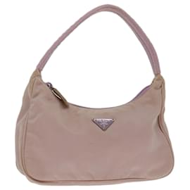 Prada-PRADA Hand Bag Nylon Pink Auth 67679-Pink